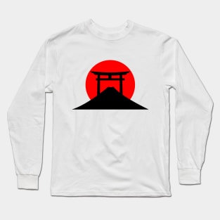 Fuji Sama, Japanese Artwork, Otaku Long Sleeve T-Shirt